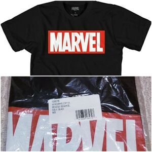 Marvel Men's Comics Simple Classic Logo T-Shirt, Black, Medium